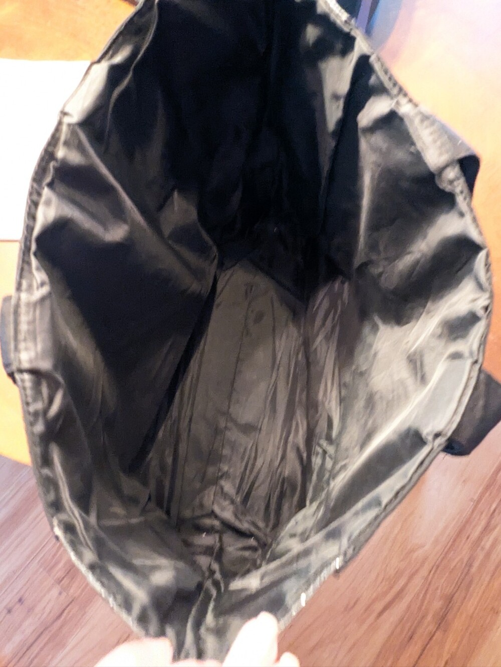 Coach Fragrance Black & Silver Glitter Panel Tote Bag - Picture 7 of 9